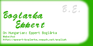 boglarka eppert business card